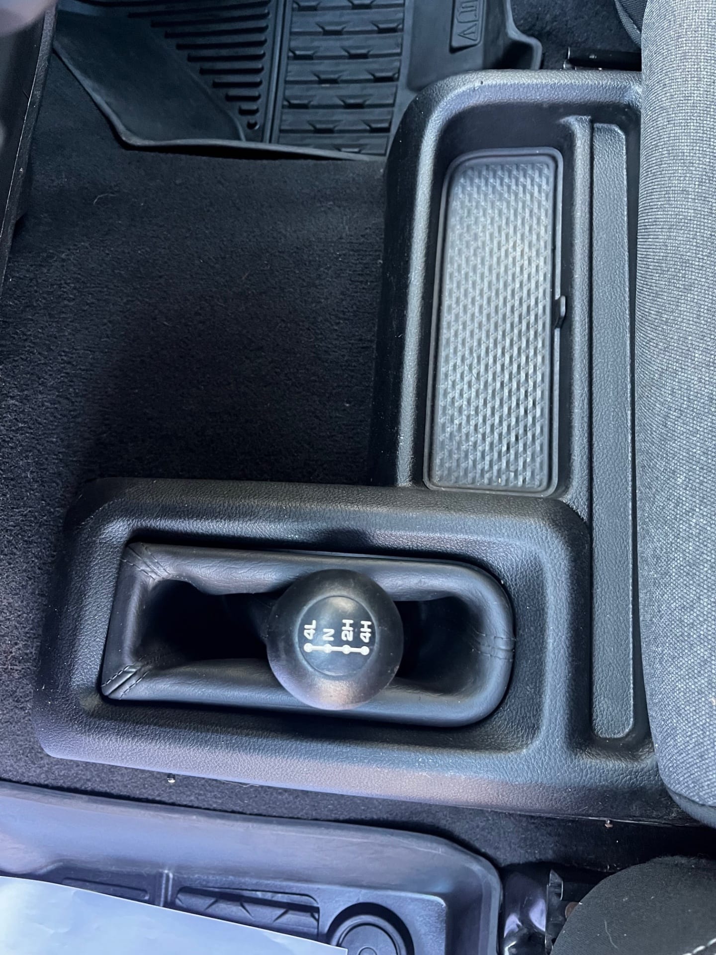 Center Console after detailing