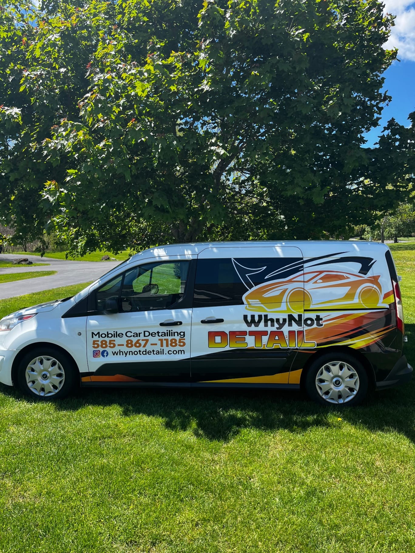 The WhyNot Detail mobile van