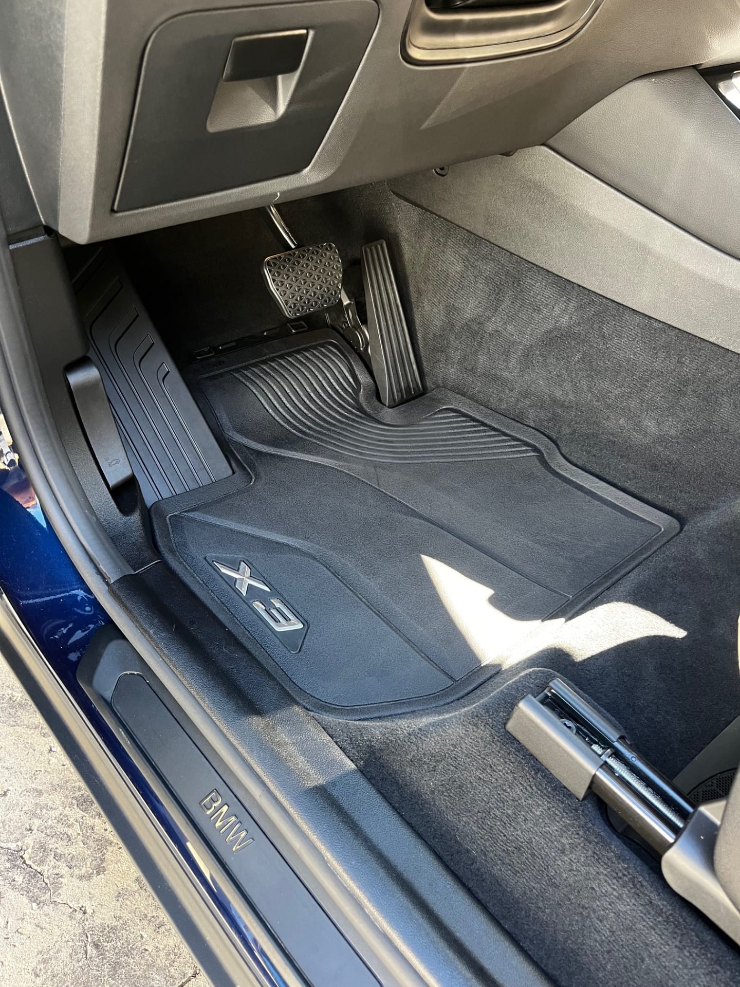 Clean car interior