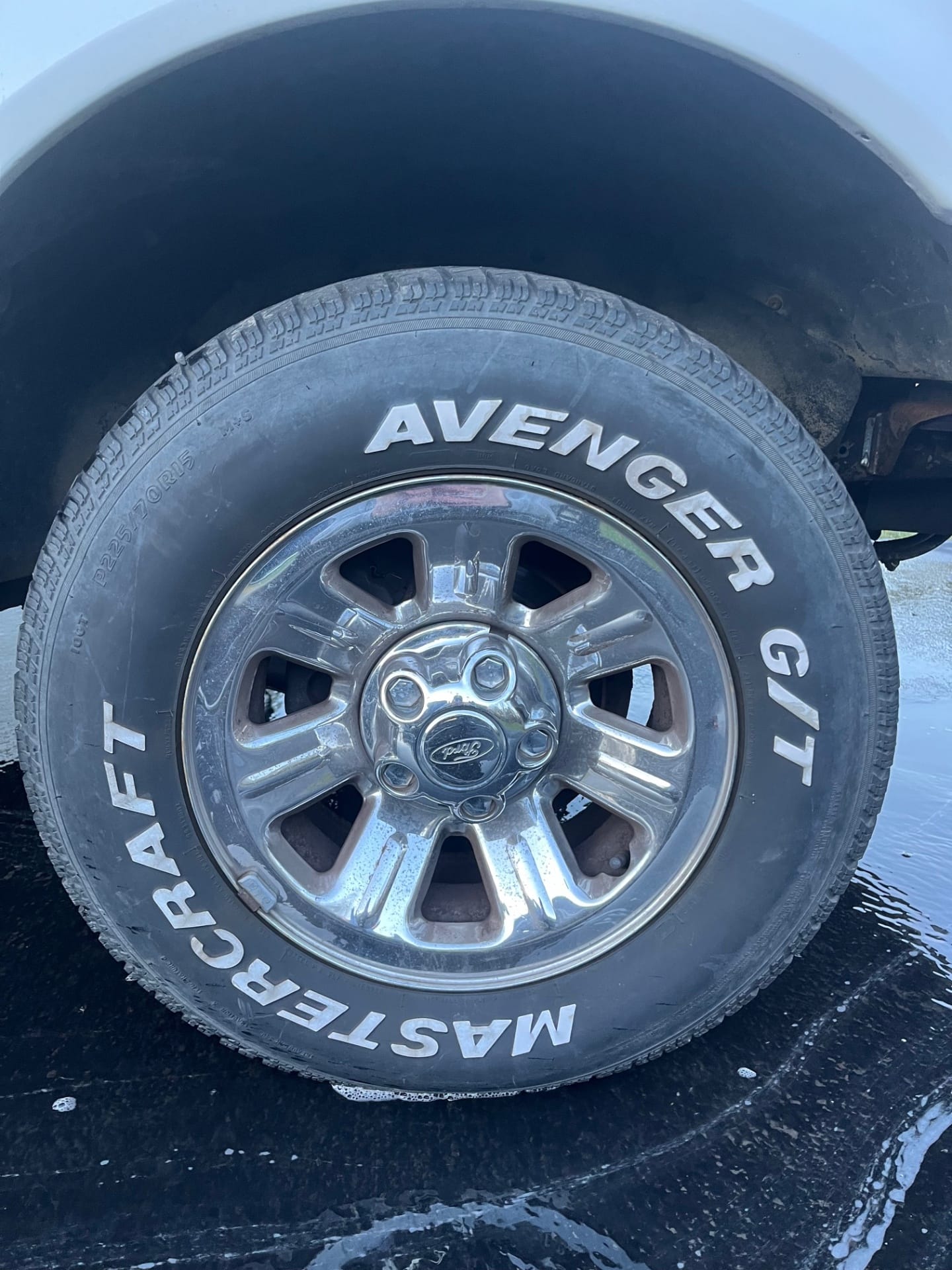 Tire & Wheel before detailing